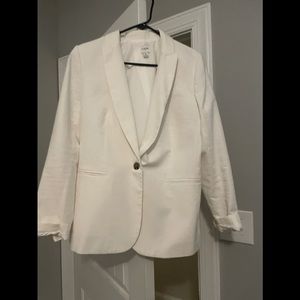 JCrew White Blazer